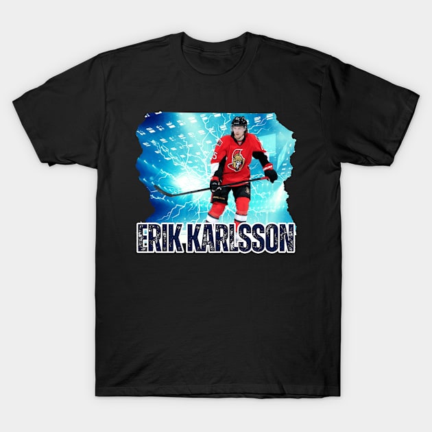 Erik Karlsson T-Shirt by Moreno Art